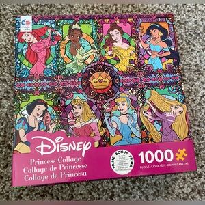 Disney Princess Stained Glass Puzzle - 1000 Pieces